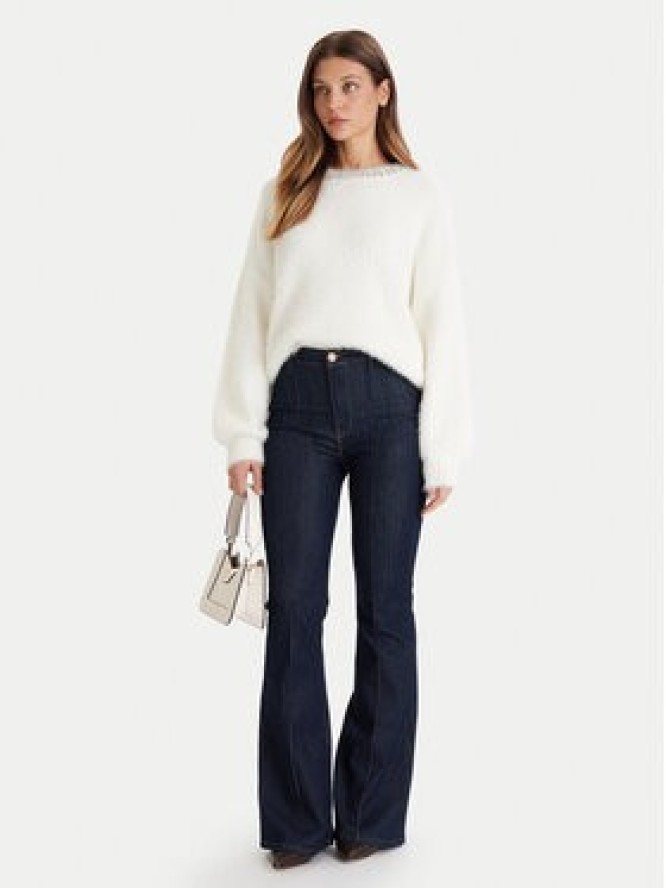 Guess Sweter W5BR58 Z3BH0 Biały Regular Fit