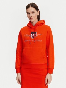 Gant Bluza Archive Shield 4200276 Pomarańczowy Regular Fit