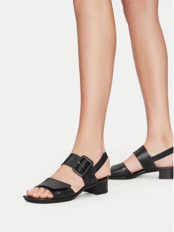 Rieker Sandały 62663-01 Czarny