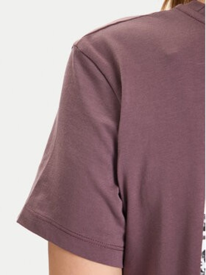 The North Face T-Shirt Box Nse Edge Of Light NF0A8E3J Brązowy Relaxed Fit