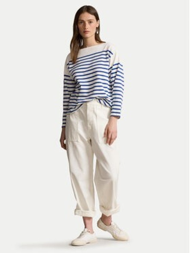 Polo Ralph Lauren Bluzka 211891523001 Écru Regular Fit