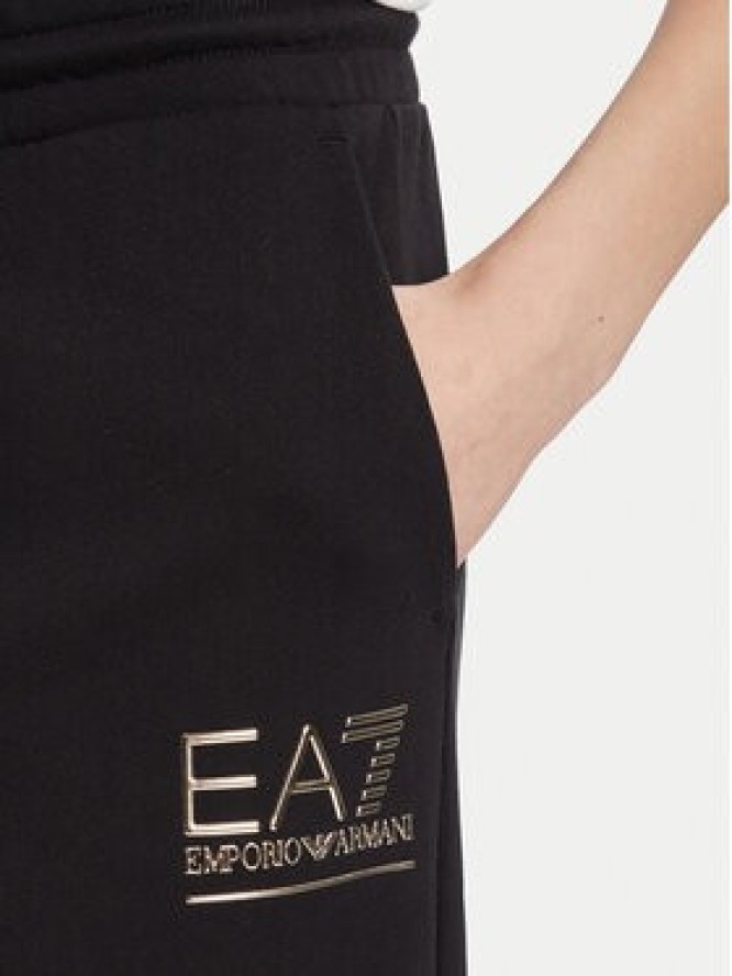 EA7 Emporio Armani Spodnie dresowe 7W000418 AF12473 MC021 Czarny Regular Fit
