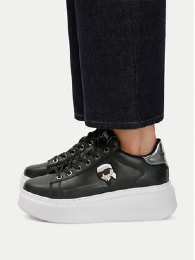 KARL LAGERFELD Sneakersy KL63530N Czarny