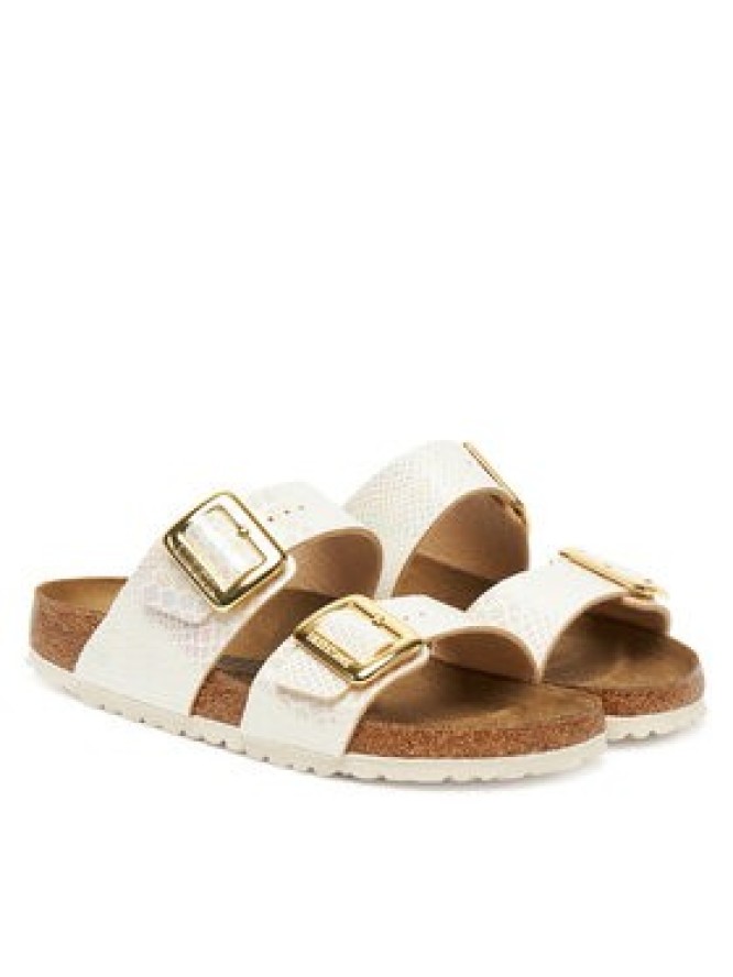 Birkenstock Klapki Sydney Cushion Buckle 1030258 Écru