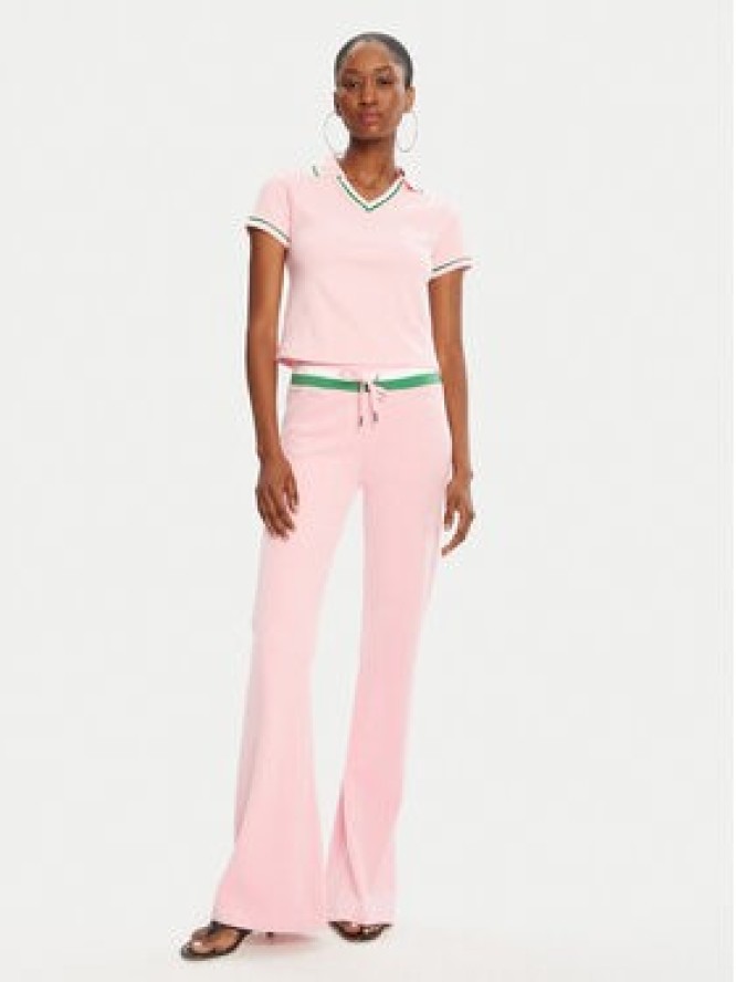 Juicy Couture Polo JCWCT225355 Różowy Regular Fit