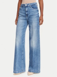 Guess Jeansy W6YA1C D1337 Niebieski Wide Leg