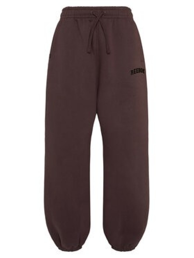 Reebok Spodnie dresowe Iza RK25687CCW Brązowy ciemny Regular Fit