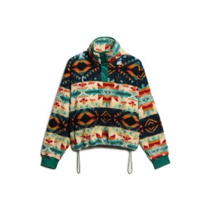 Damska bluza rozpinana do połowy Superdry Super Soft