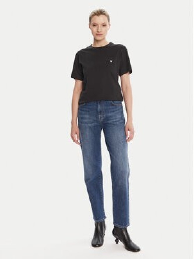 Weekend Max Mara T-Shirt Venaco 2525976021 Czarny Regular Fit