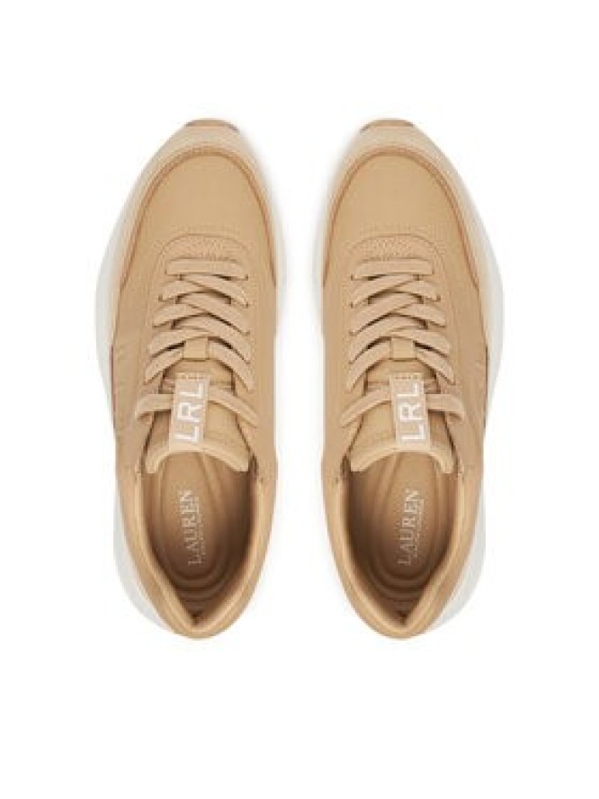 LAUREN RALPH LAUREN Sneakersy 802974376001 Beżowy