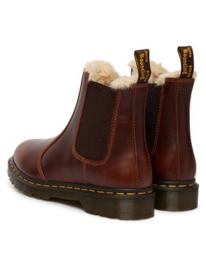 Dr. Martens Sztyblety 2976 Leonore Faux Fur Lined DM23898243 Brązowy