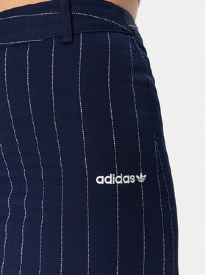 adidas Spódnica ołówkowa Pinstripe JD2576 Granatowy Slim Fit