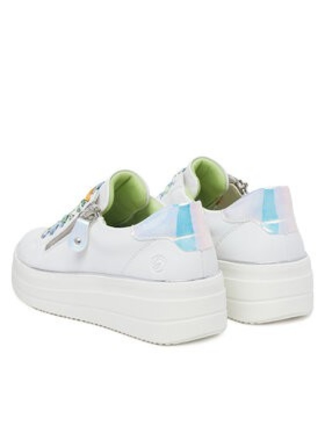 Remonte Sneakersy D1C06-80 Biały