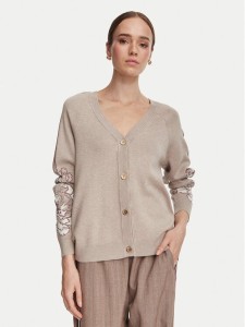 Liu Jo Sport Kardigan TF6093 MS49I Szary Regular Fit