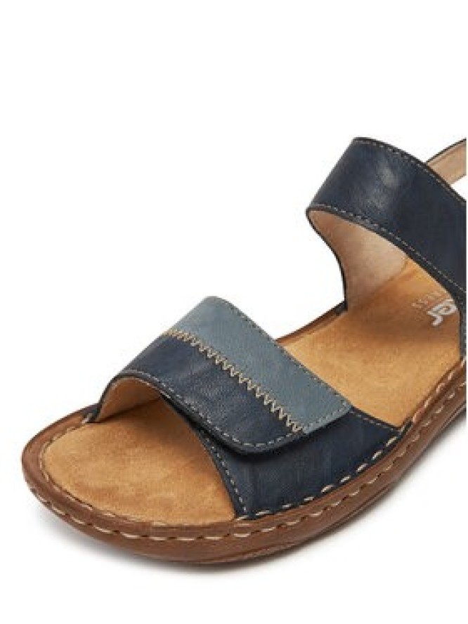 Rieker Sandały V2860-14 Granatowy