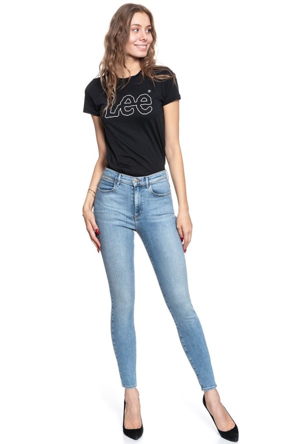 WRANGLER HIGH RISE SKINNY LIGHT OCEAN W27HWD86W 112128136