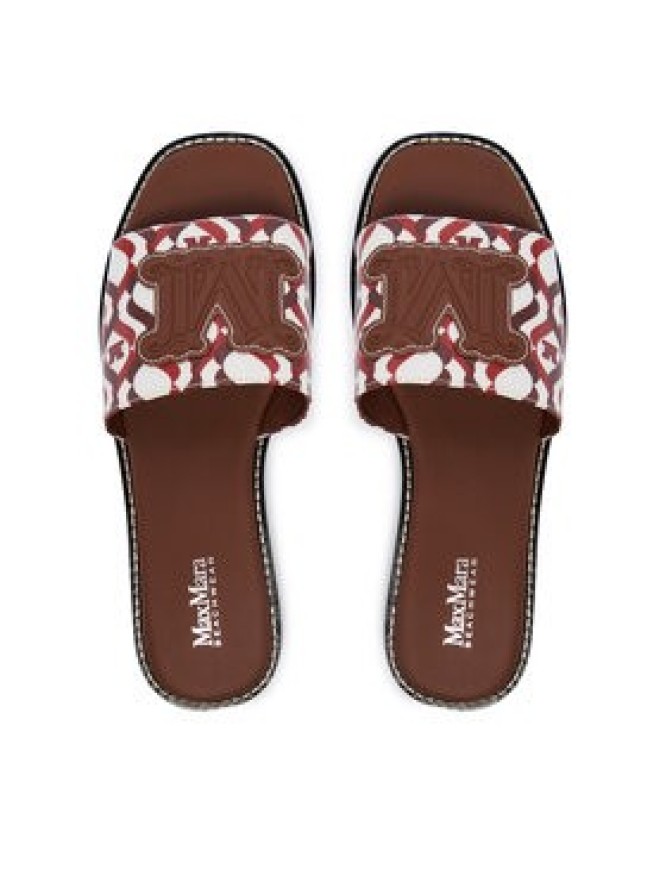 Max Mara Klapki 2616521059650 Brązowy
