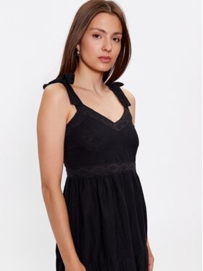 Brave Soul Sukienka letnia LDRW-569LEILA Czarny Relaxed Fit