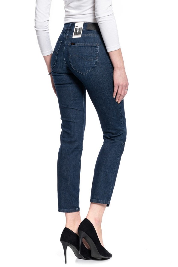 SPODNIE DAMSKIE LEE MARION STRAIGHT DARK TRUXEL L301MEHP 112105855