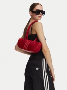 adidas Torebka Bowling Bag Satin IA6115 Czerwony