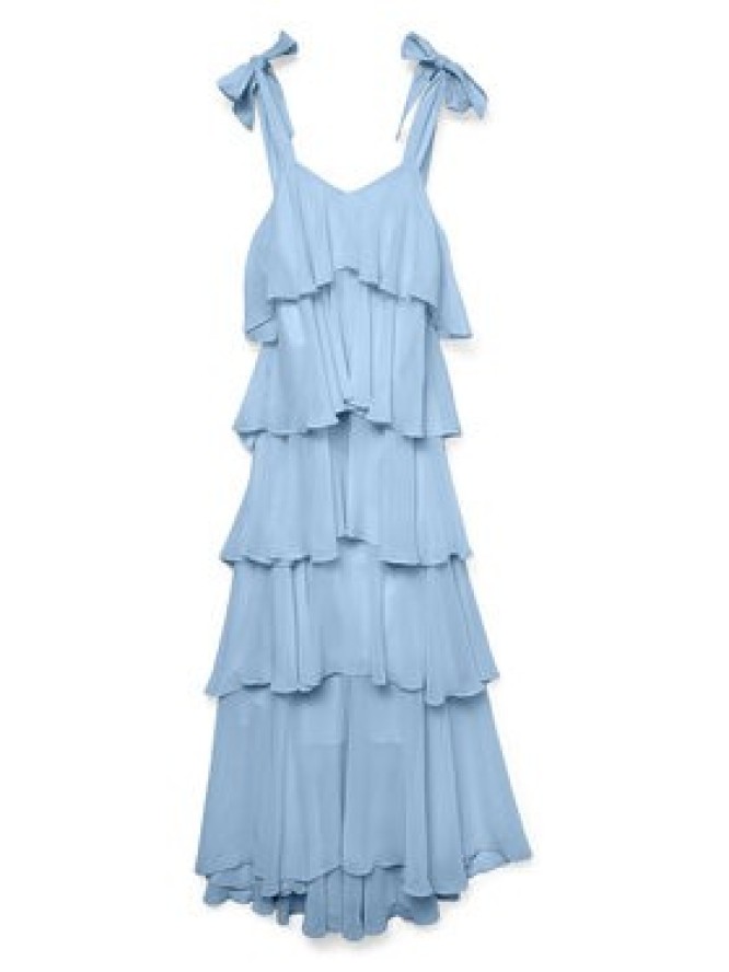 Vero Moda Sukienka wieczorowa Felicia 10331377 Błękitny Regular Fit