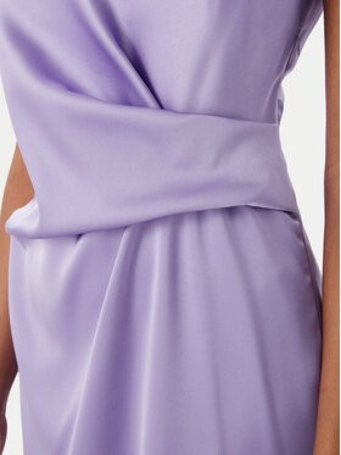 Rinascimento Sukienka koktajlowa CFC0122928003 Fioletowy Regular Fit