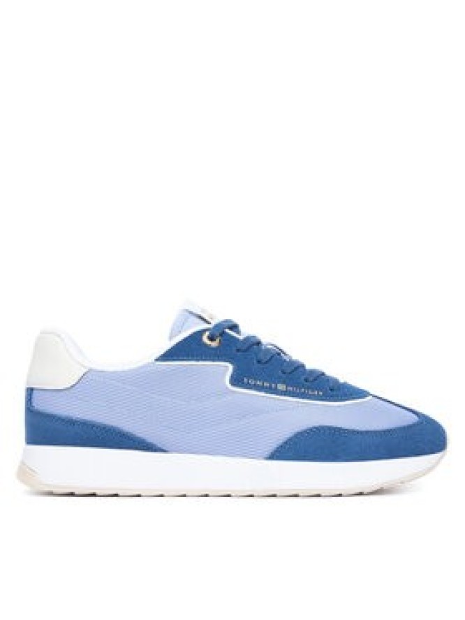 Tommy Hilfiger Sneakersy Th Retro Runner Mix FW0FW09410 Niebieski