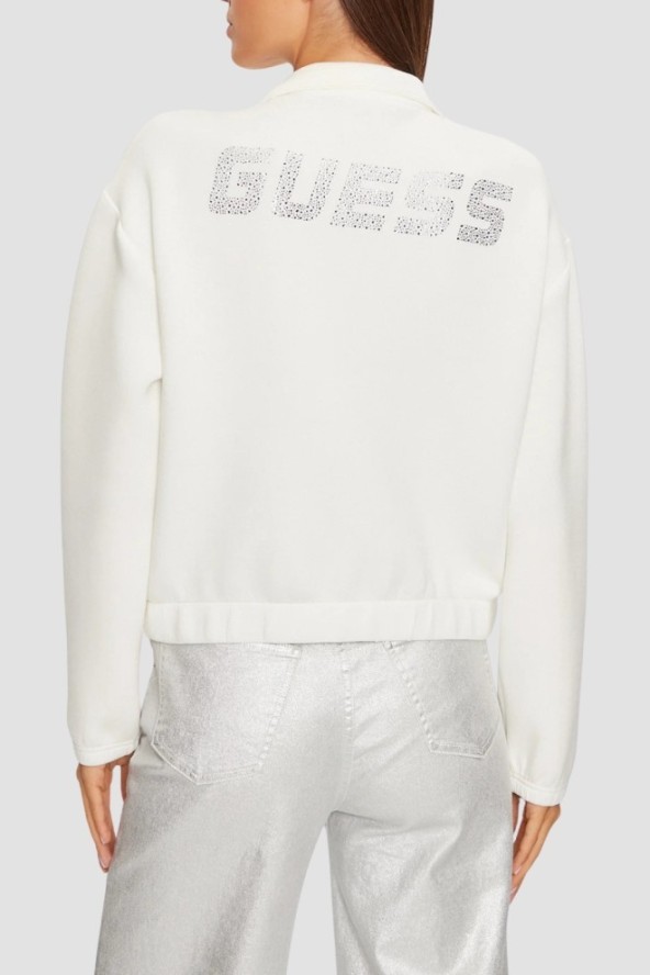 GUESS Beżowa bluza damska Cecilia, Rozmiar S