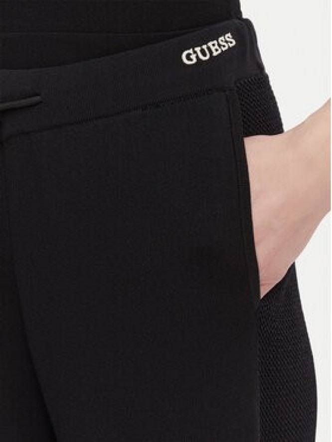 Guess Spodnie dzianinowe V6GB06 Z0651 Czarny Regular Fit