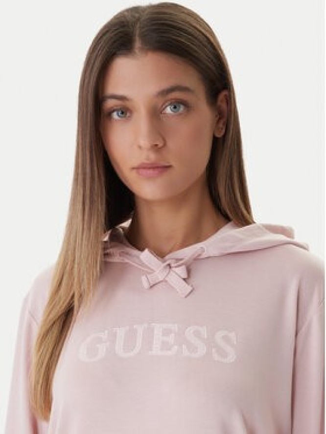 Guess Bluza O6GQ00 KCQP2 Różowy Regular Fit