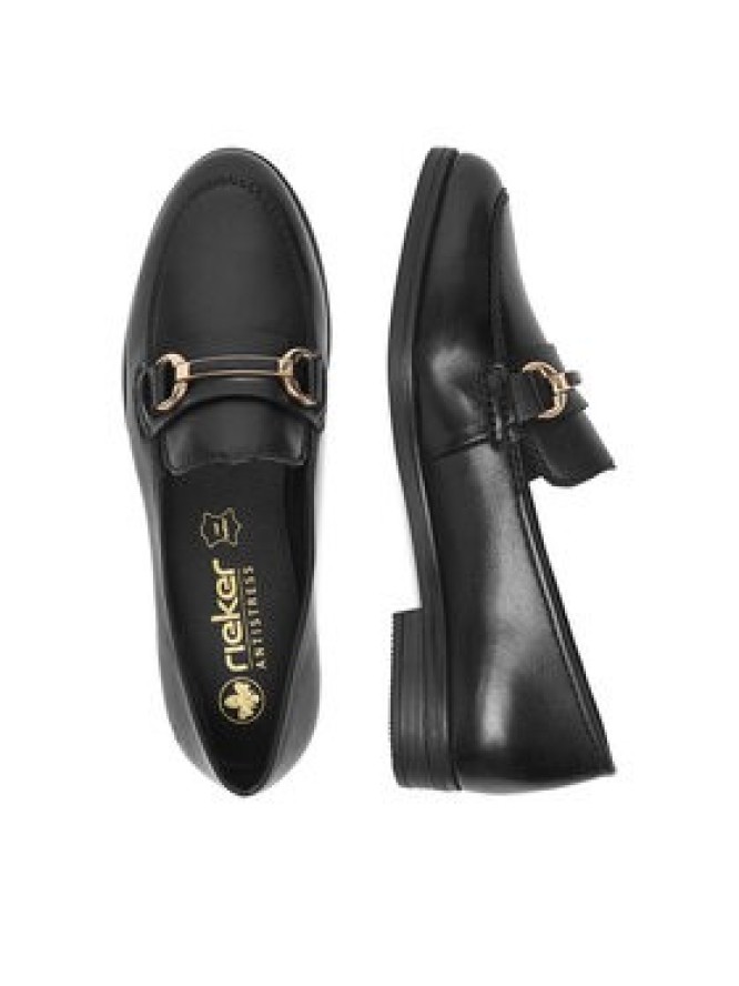 Rieker Loafersy CEO-46262-01 Czarny