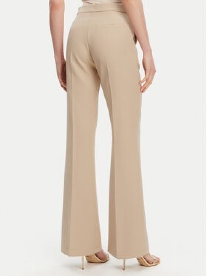 Maryley Spodnie materiałowe 25EB587/43PG Beżowy Regular Fit