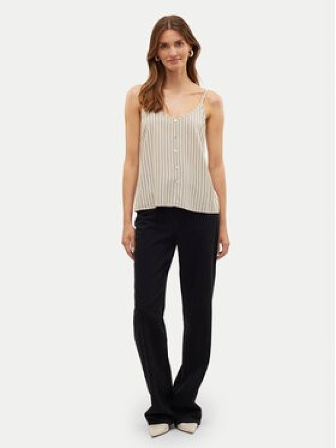 Vero Moda Top Mymilo 10303690 Beżowy Regular Fit