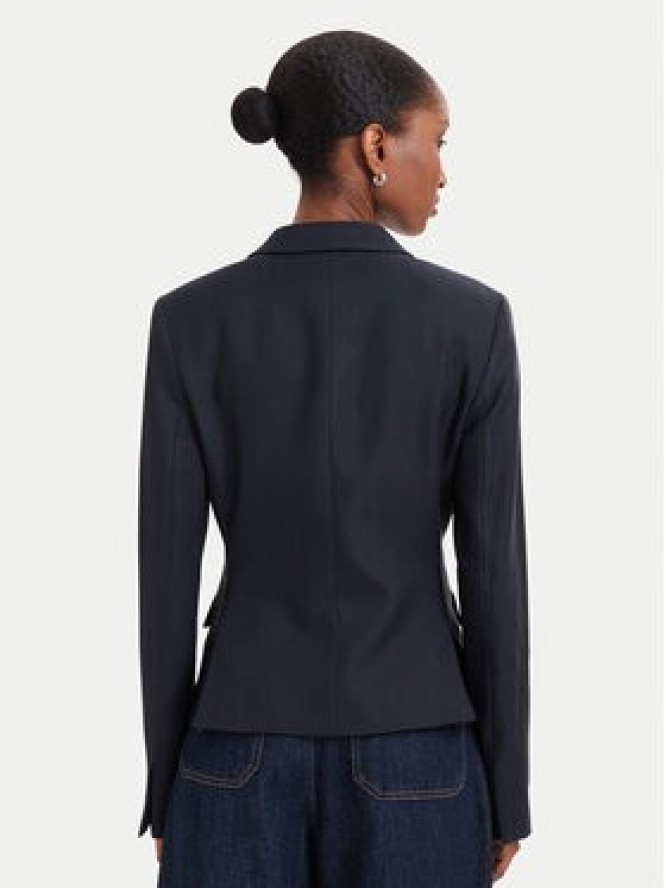 BOSS Marynarka Jia18 50564479 Granatowy Slim Fit