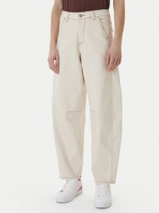 Roxy Jeansy Cloudbreak Mid Sandbar ERJDP03324 Écru Barrel Fit