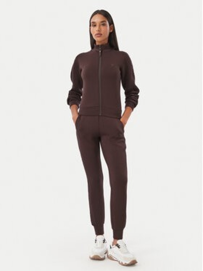 Guess Bluza V2YQ17 K7UW2 Brązowy ciemny Regular Fit