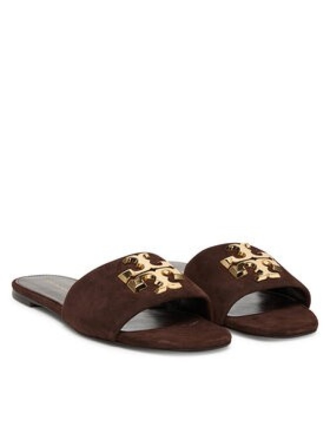 Tory Burch Klapki Eleanor Slide 174839 Brązowy