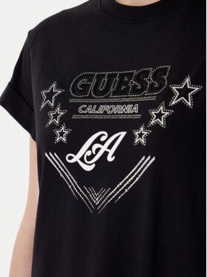 Guess T-Shirt W6RI30 I3Z14 Czarny Regular Fit