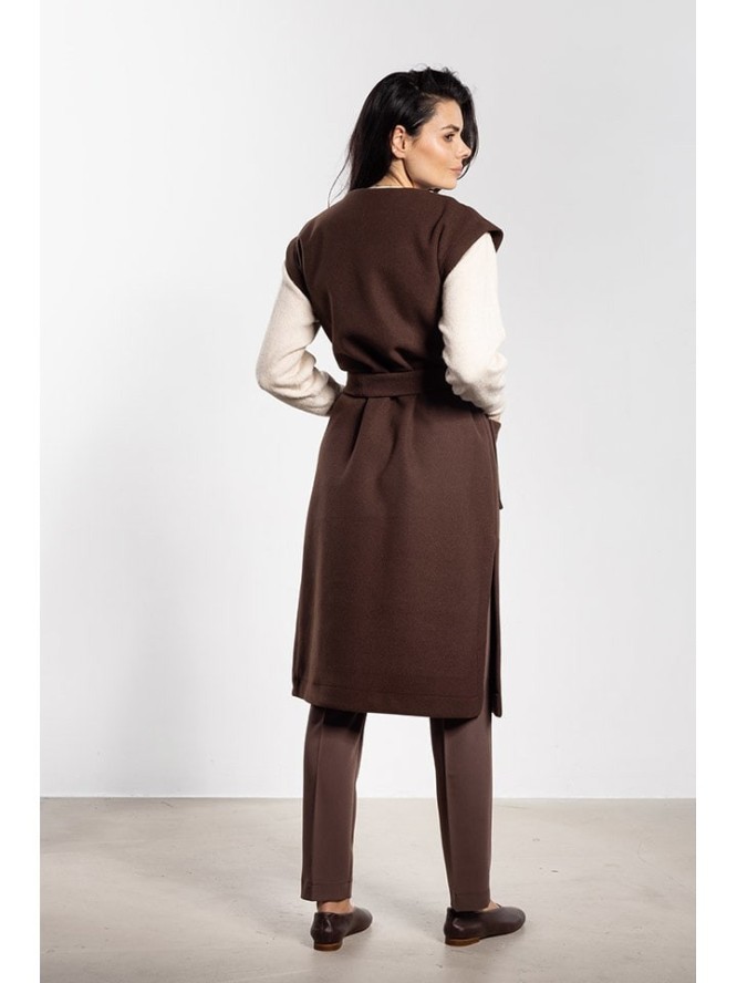 Awama Kamizelka w kolorze brązowym rozmiar: XL