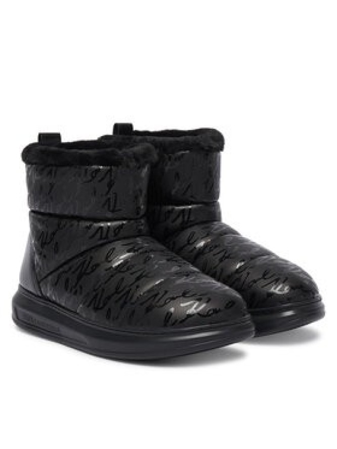 KARL LAGERFELD Śniegowce Kapri Kosi KL44558W Czarny