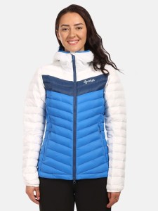 Kilpi Kurtka puchowa "Pyramiden" w kolorze niebiesko-białym rozmiar: 44