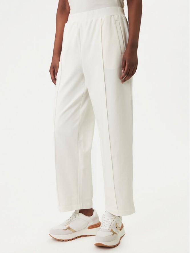 Liu Jo Sport Spodnie materiałowe TA6211 FS090 Écru Regular Fit