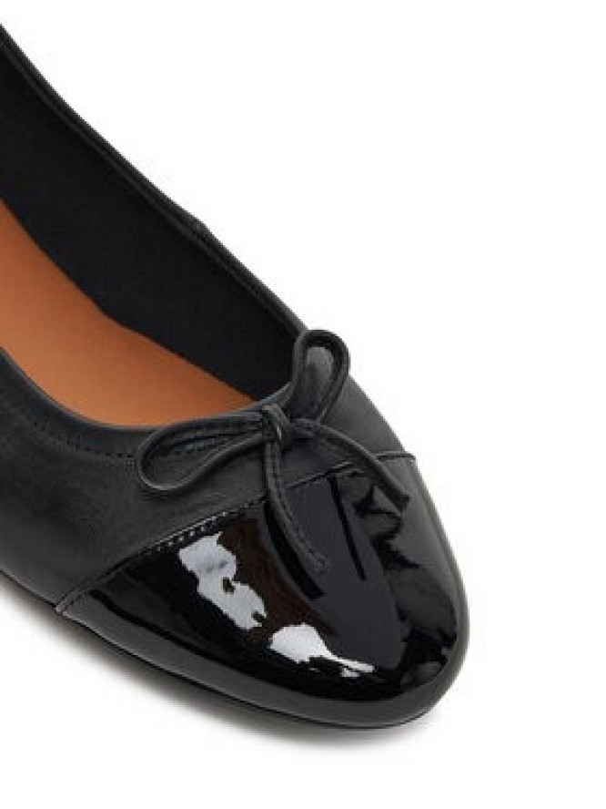 Tommy Hilfiger Baleriny Patent Toe-Cap FW0FW08830 Czarny
