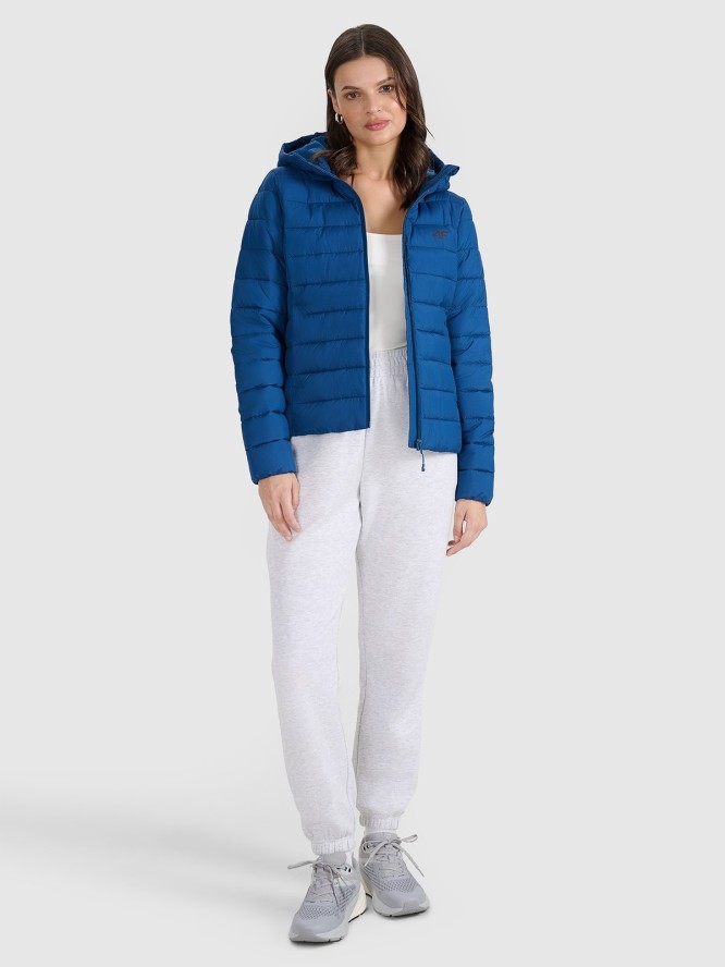 4F Kurtka puchowa z wypełnieniem syntetycznym damska - granatowa XS