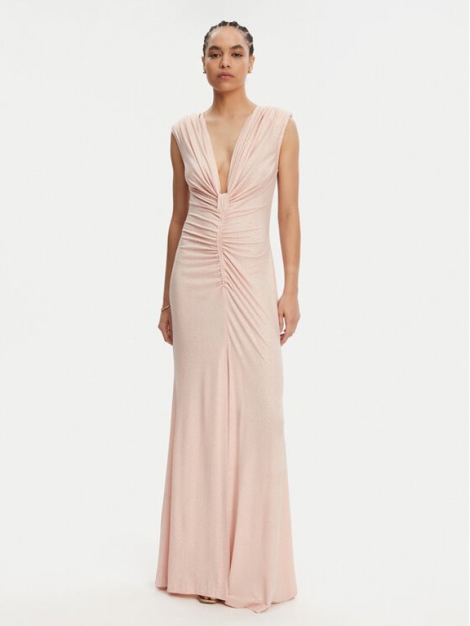 Rinascimento Sukienka wieczorowa CFC0122483003 Różowy Regular Fit