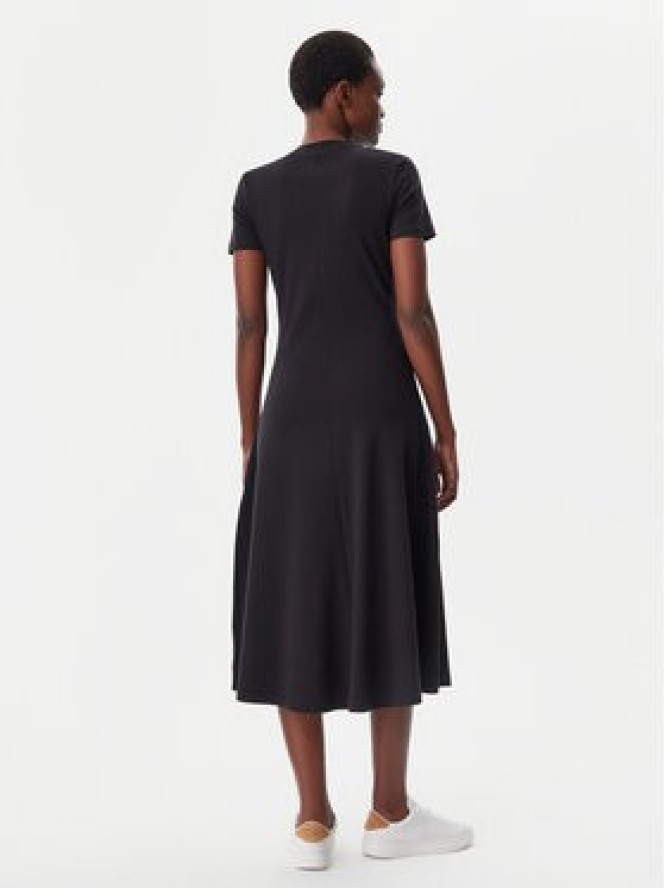 Tommy Hilfiger Sukienka codzienna WW0WW44547 Czarny Regular Fit