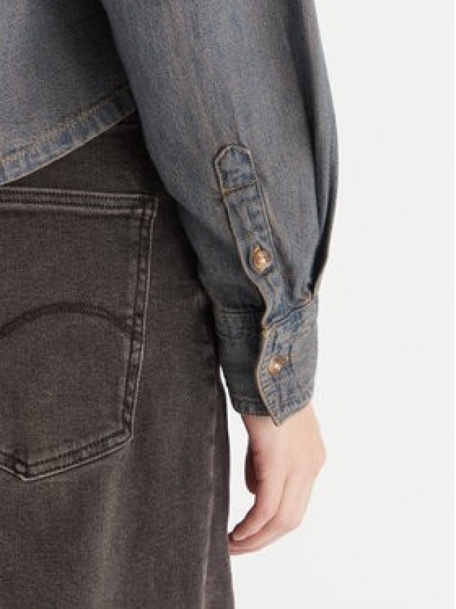 Guess Jeans Koszula jeansowa W5BH0D D5M8E Niebieski Relaxed Fit