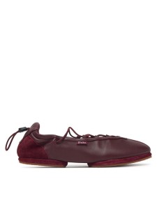 Polo Ralph Lauren Baleriny Ballerina Sneaker 804P08221003 Bordowy