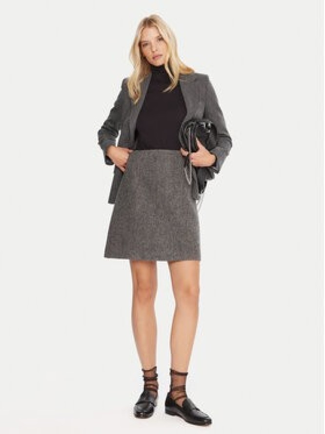 Weekend Max Mara Spódnica trapezowa Marche 2525106022 Szary Regular Fit