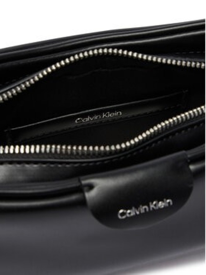 Calvin Klein Torebka Emblem Trio Top Handle Camera Ba LV04F3370G Czarny